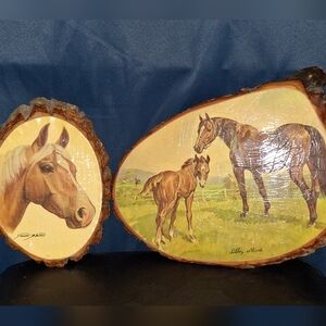 Rustic Horse Wall Art on Wood